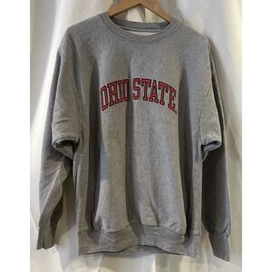 Vintage Ohio State Buckeyes Steve & Barry's Crew Neck Embroidered Football Small